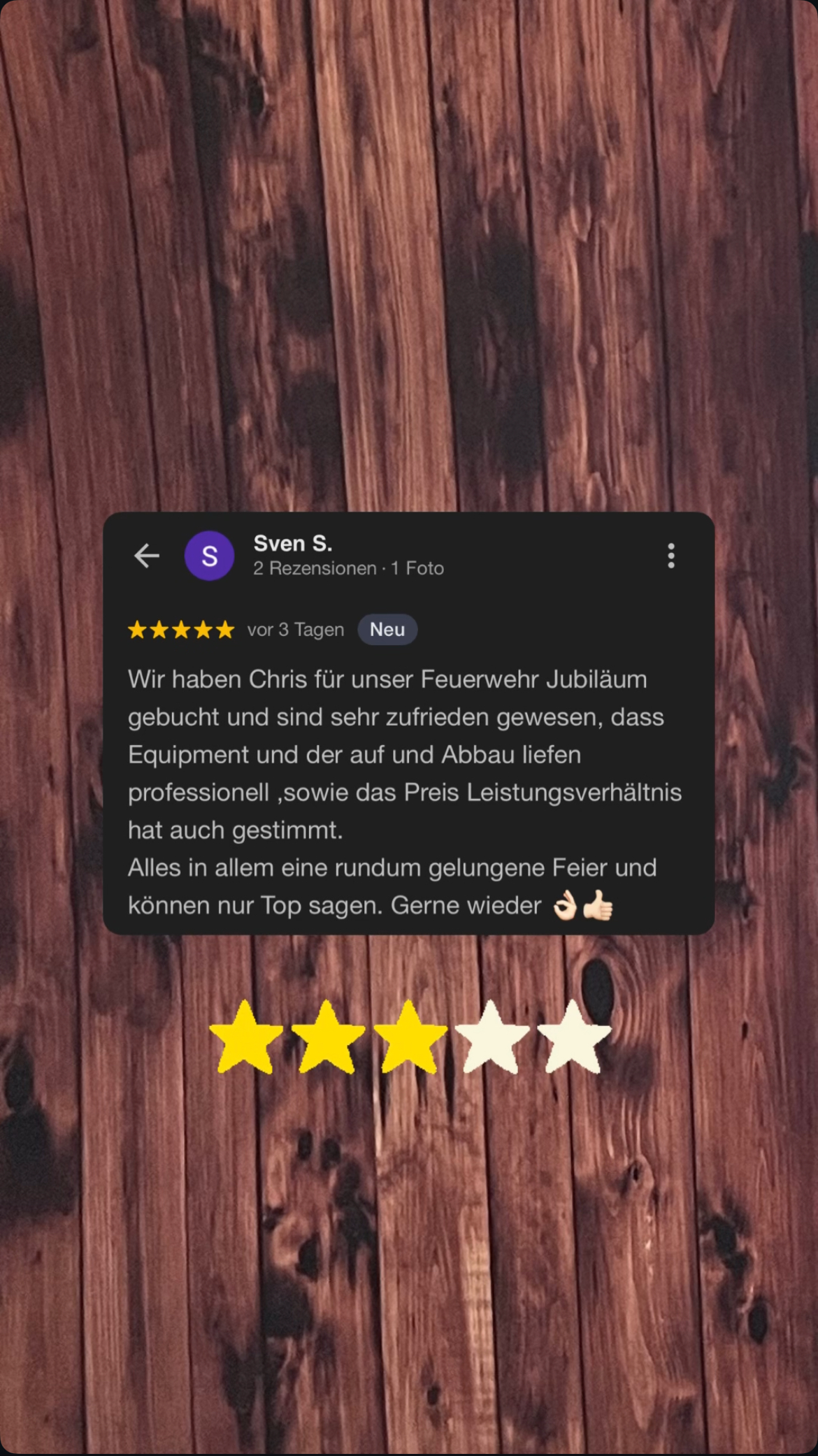 Kundenbewertung